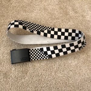 vans canvas belt